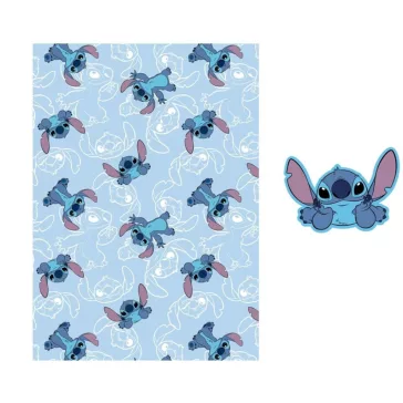   Disney Lilo és Stitch, A csillagkutya On The Belly polár takaró és forma párna szett