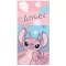 Disney Lilo és Stitch, A csillagkutya Pink fürdőlepedő, strand törölköző 70x140cm (Fast Dry)