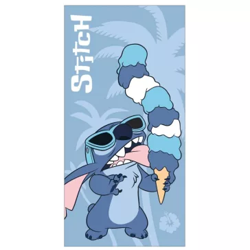   Disney Lilo és Stitch, A csillagkutya Ice Cream fürdőlepedő, strand törölköző 70x140cm (Fast Dry)