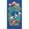 Sonic a sündisznó Ring Team fürdőlepedő, strand törölköző 70x140cm (Fast Dry)