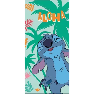   Disney Lilo és Stitch, A csillagkutya Fun fürdőlepedő, strand törölköző 70x140cm (Fast Dry)