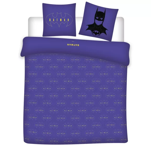 Batman Claim the Night dupla, kétszemélyes ágyneműhuzat 240×220cm, 65x65 cm