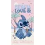 Disney Lilo és Stitch, A csillagkutya Beach Ice Cream fürdőlepedő, strand törölköző 70x140cm (Fast Dry)
