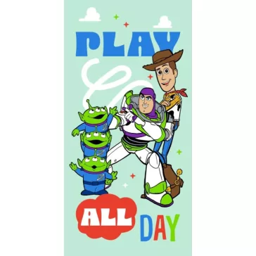   Disney Játékháború All Day fürdőlepedő, strand törölköző 70x140cm (Fast Dry)