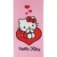 Hello Kitty Love fürdőlepedő, strand törölköző 70x140cm (Fast Dry)
