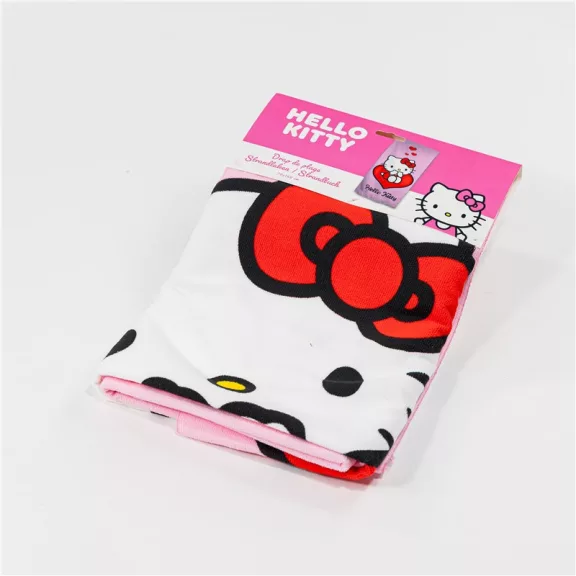 Hello Kitty Love fürdőlepedő, strand törölköző 70x140cm (Fast Dry)