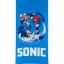 Sonic a sündisznó Fast Lane fürdőlepedő, strand törölköző 70x140cm (Fast Dry)