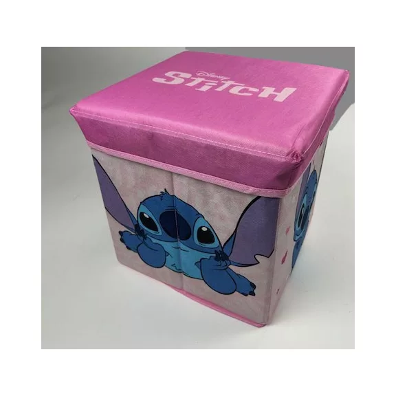 Disney Lilo és Stitch, A csillagkutya Sweet Hearts játéktároló 30×30×30 cm
