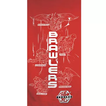   Bakugan Red Strike fürdőlepedő, strand törölköző 70x140cm