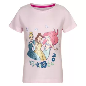   Disney Hercegnők Royal Dreams gyerek rövid póló, felső 3 - 8 év / 98 - 128 cm