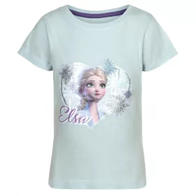   Disney Jégvarázs Elsa gyerek rövid póló, felső 3 - 8 év / 98 - 128 cm