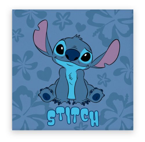 Disney Lilo és Stitch, A csillagkutya Blue Hibiscus kéztörlő, arctörlő, törölköző 30x30cm