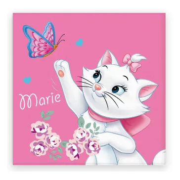   Disney Marie cica Butterfly kéztörlő, arctörlő, törölköző 30x30cm