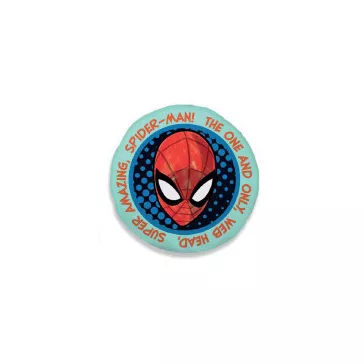 Pókember Web Head formapárna, díszpárna 35x35 cm Velúr