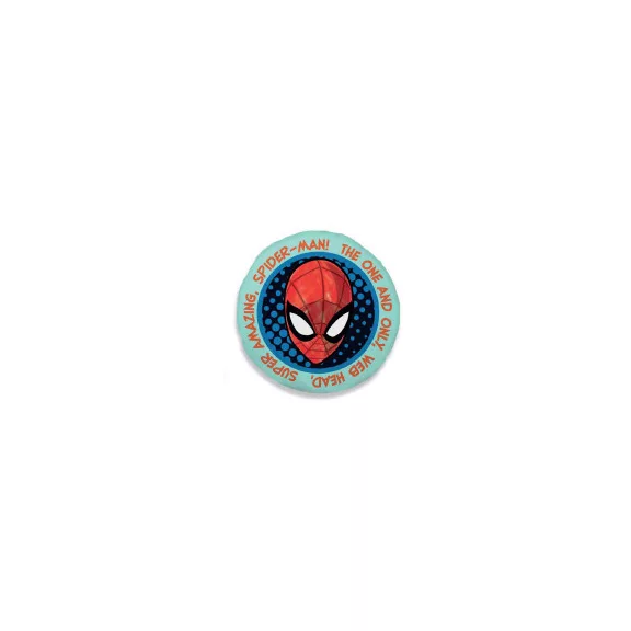 Pókember Web Head formapárna, díszpárna 35x35 cm Velúr