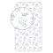Disney Lilo és Stitch, A csillagkutya Stellar Waves gumis lepedő 90x200 cm