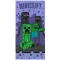 Minecraft Sketch Mobs fürdőlepedő, strand törölköző 70x140cm
