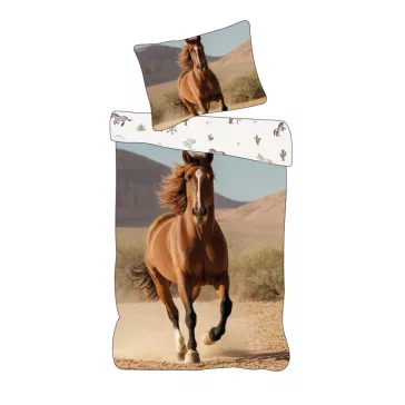 Lovas Mustang ágyneműhuzat 140×200cm, 70×90 cm