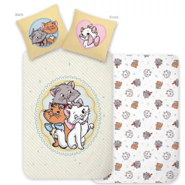   Disney Classics Macskarisztokraták Cute ágyneműhuzat 140×200cm, 70×90 cm