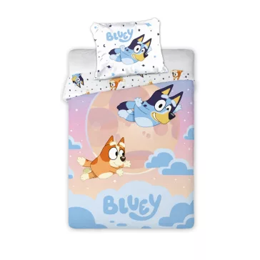 Bluey Dream Flight ágyneműhuzat 140×200cm, 70x90 cm