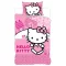 Hello Kitty Pink World ágyneműhuzat 140×200cm, 70×90 cm