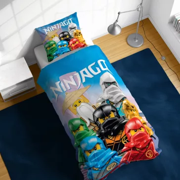   Lego Ninjago Skybound Village ágyneműhuzat 140×200cm, 70×90 cm