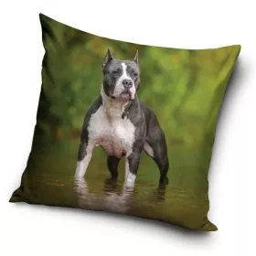 Kutyás Amstaff párnahuzat 40x40 cm