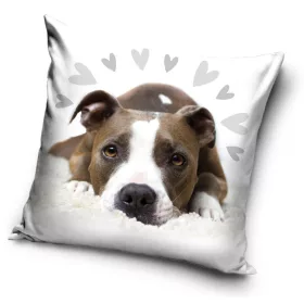 Kutyás Pit Bull Terrier Cute párnahuzat 40x40 cm