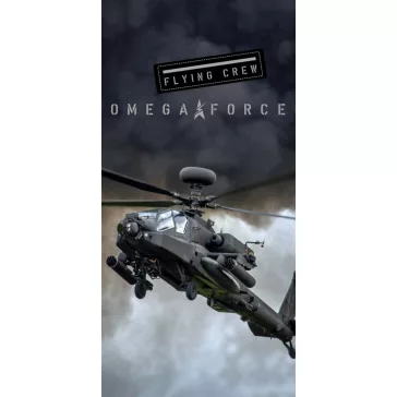   Helikopter Omega Force fürdőlepedő, strand törölköző 70x140cm