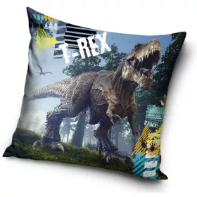 Dinoszaurusz T-Rex Rawr párnahuzat 40x40 cm