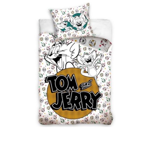 Tom és Jerry White ágyneműhuzat 140×200cm, 70x90 cm