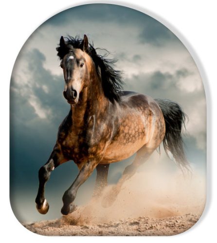 Lovas Wild Stallion formapárna, díszpárna 37x33 cm