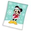 Disney Minnie Snow Karácsonyi coral fleece polár takaró 130x160cm