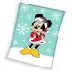 Disney Minnie Snow Karácsonyi coral fleece polár takaró 130x160cm