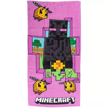   Minecraft Cherry Grove fürdőlepedő, strand törölköző 70x140cm