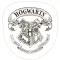 Harry Potter White Crest formapárna, díszpárna 34x36 cm