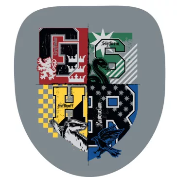Harry Potter Grey Crest formapárna, díszpárna 32x35 cm
