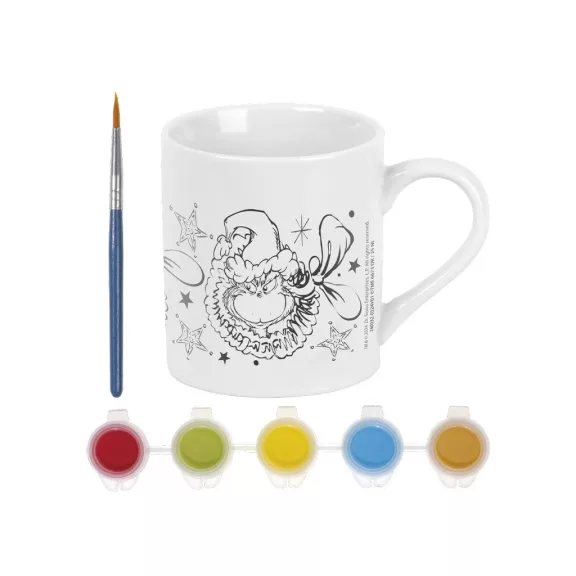 A Grincs Dr Seuss festhető porcelán bögre 235 ml Díszdobozban