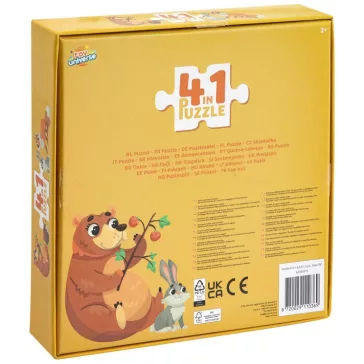 Állatos Forest 4 az 1-ben puzzle