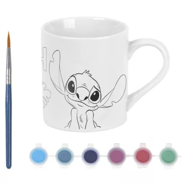   Disney Lilo és Stitch, A csillagkutya Alien festhető porcelán bögre 235 ml Díszdobozban