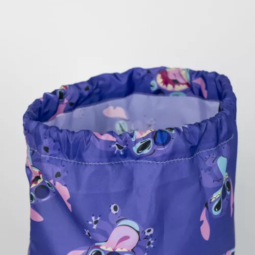 Disney Lilo és Stitch, A csillagkutya Purple sporttáska tornazsák 39 cm