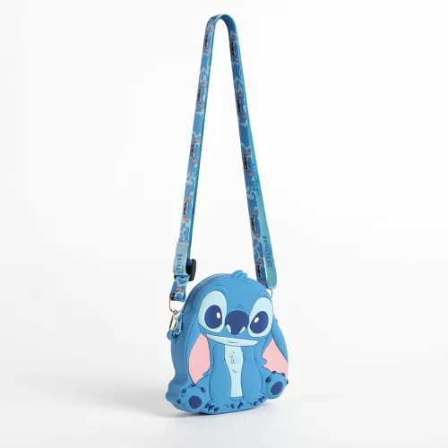 Disney Lilo és Stitch, A csillagkutya Buddy szilikon oldaltáska, válltáska
