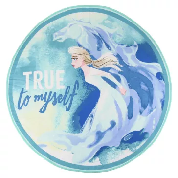  Disney Jégvarázs True to Myself forma fürdőlepedő, strand törölköző 130 cm (Fast Dry)