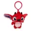Disney Lilo és Stitch, A csillagkutya Red 3D plüss figura akasztóval, táskadísz 12 cm