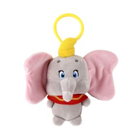   Disney Dumbo Grey 3D plüss figura akasztóval, táskadísz 13 cm