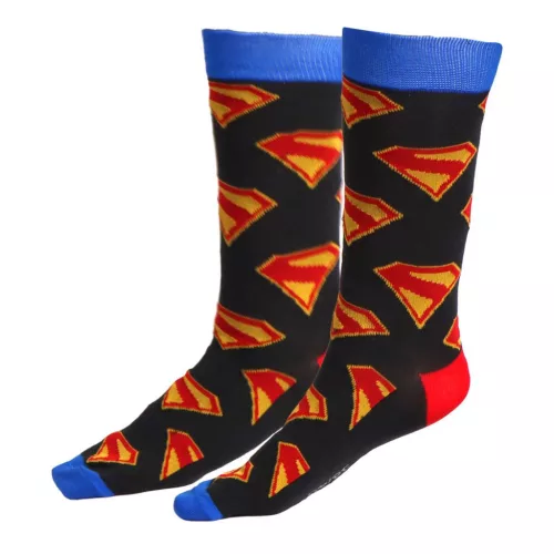 Superman Sign felnőtt hosszú szárú zokni 38/45