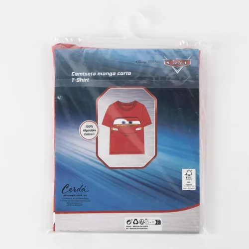 Disney Verdák Red gyerek rövid póló, felső 6 - 12 év / 116 - 152 cm