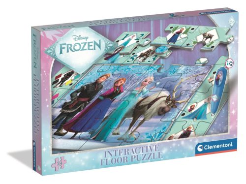 Disney Jégvarázs Ice Kingdom interaktív 24 db-os puzzle Clementoni