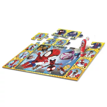   Pókember Spidey and Friends interaktív 24 db-os puzzle Clementoni