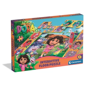   Dóra, a felfedező Adventure interaktív 24 db-os puzzle Clementoni
